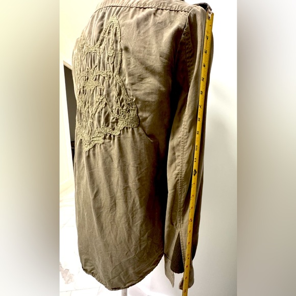 Zadig & Voltaire Tess Military Shirt GUC size M - Picture 14 of 15